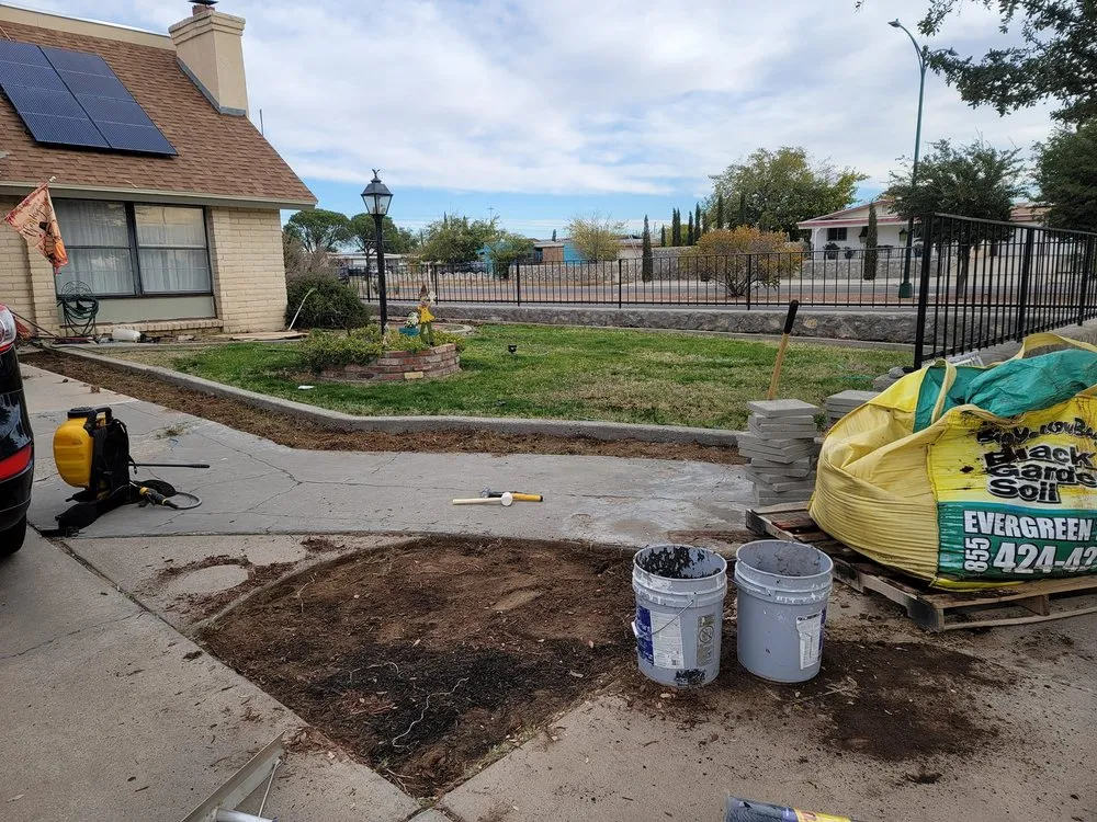 Top-rated garden landscaping for residential properties across El Paso, TX - J B Lawn Care