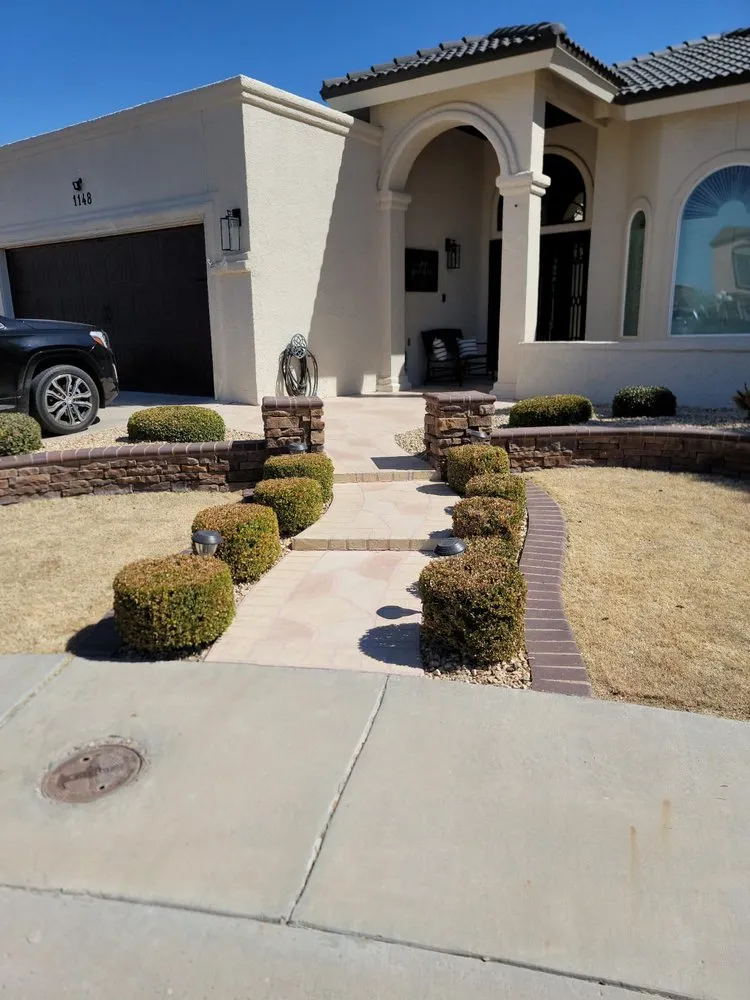 Professional landscaping services with custom design in El Paso, TX by J B Lawn Care