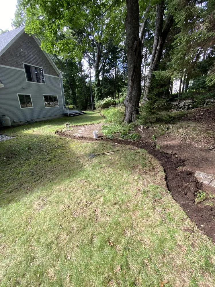 Local landscape installation with custom design across North Yarmouth, ME - J-Dawgs Property Management