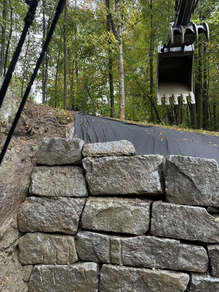 Professional garden landscaping experts serving Wolcott, VT - J Dawson Excavation