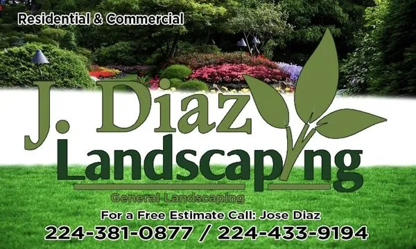 J Diaz Landscaping Logo