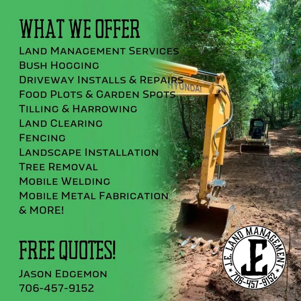 Professional landscaping services for homes in Hamilton, GA by J E Land Management