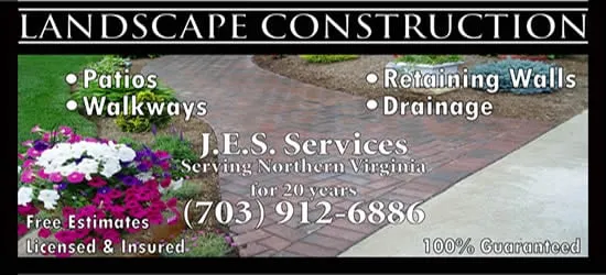 Professional garden landscaping in Springfield, VA - J E S Services