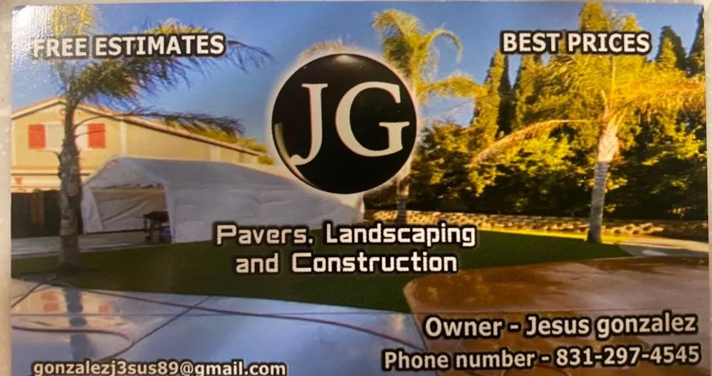 Custom landscape installation in Hollister, CA by J G Pavers and Construction
