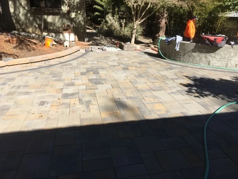 Custom lawn mowing service for homes in Hollister, CA by J G Pavers and Construction