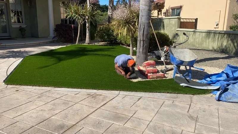 Custom landscape installation for homes in Hollister, CA by J G Pavers and Construction