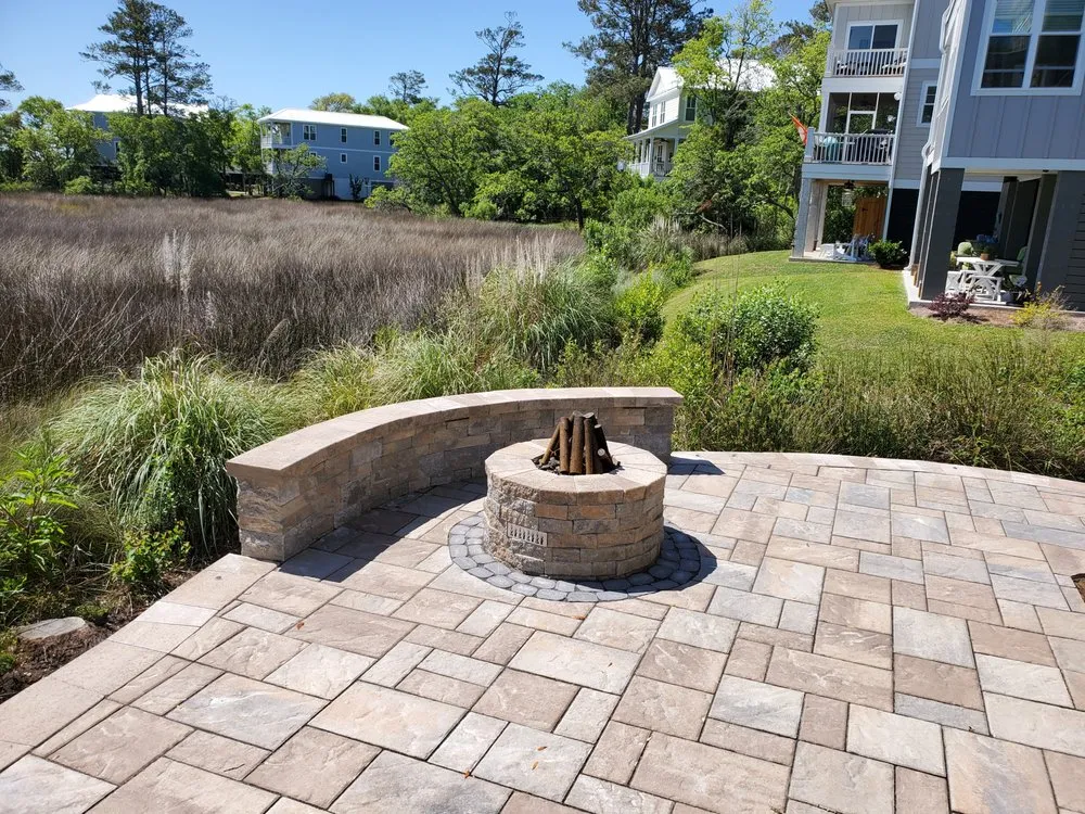 Custom yard maintenance for residential properties in North Myrtle Beach, SC by J Gann Landscapes