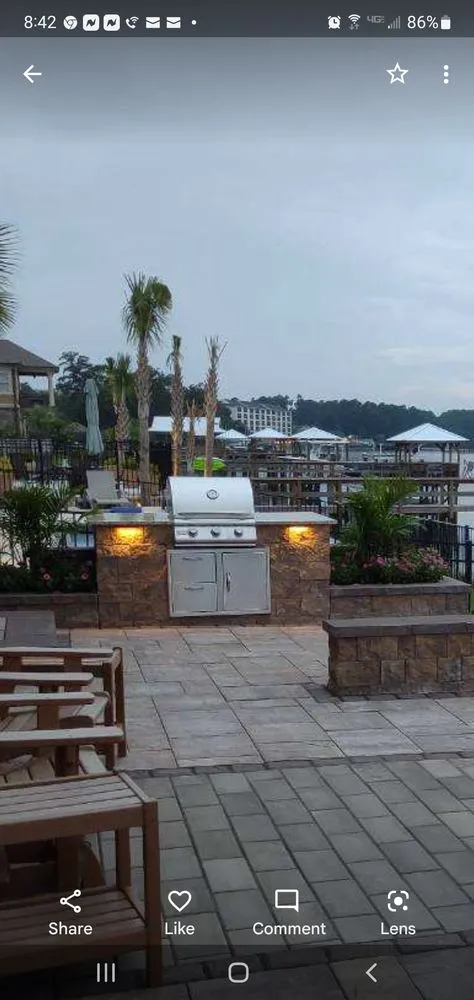 Professional lawn mowing service for beautiful yards in North Myrtle Beach, SC by J Gann Landscapes