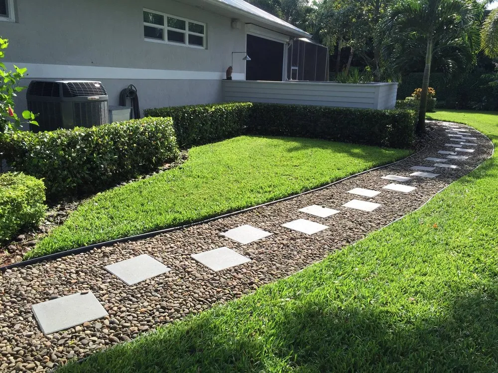 Custom residential landscaping for residential properties in Port Saint Lucie, FL by J Guerne Landscaping