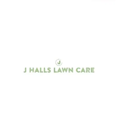 J Halls lawn, cutting service Logo