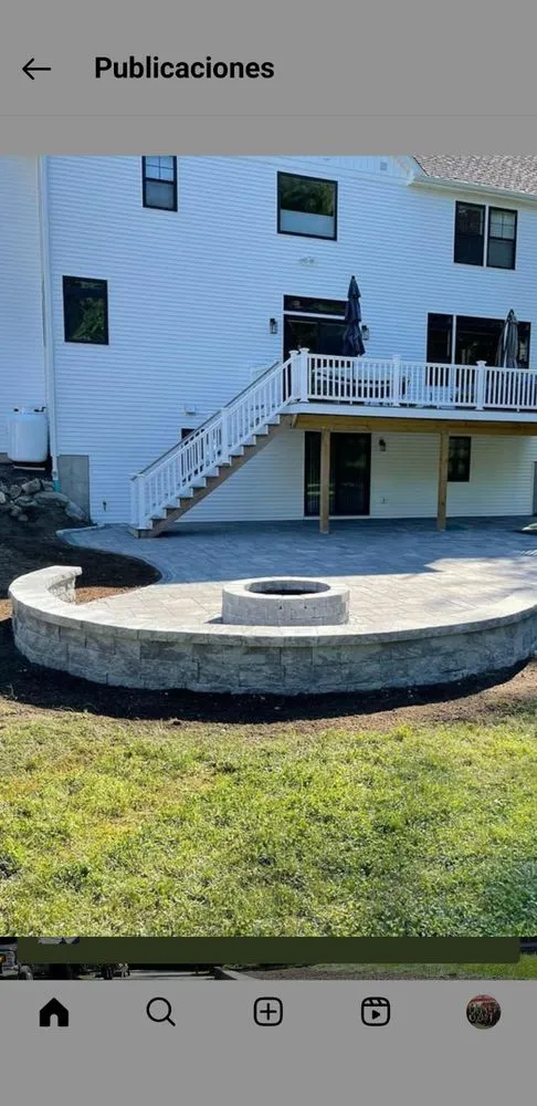Custom residential landscaping in Johnston, RI - J hernandez Landscaping LLC