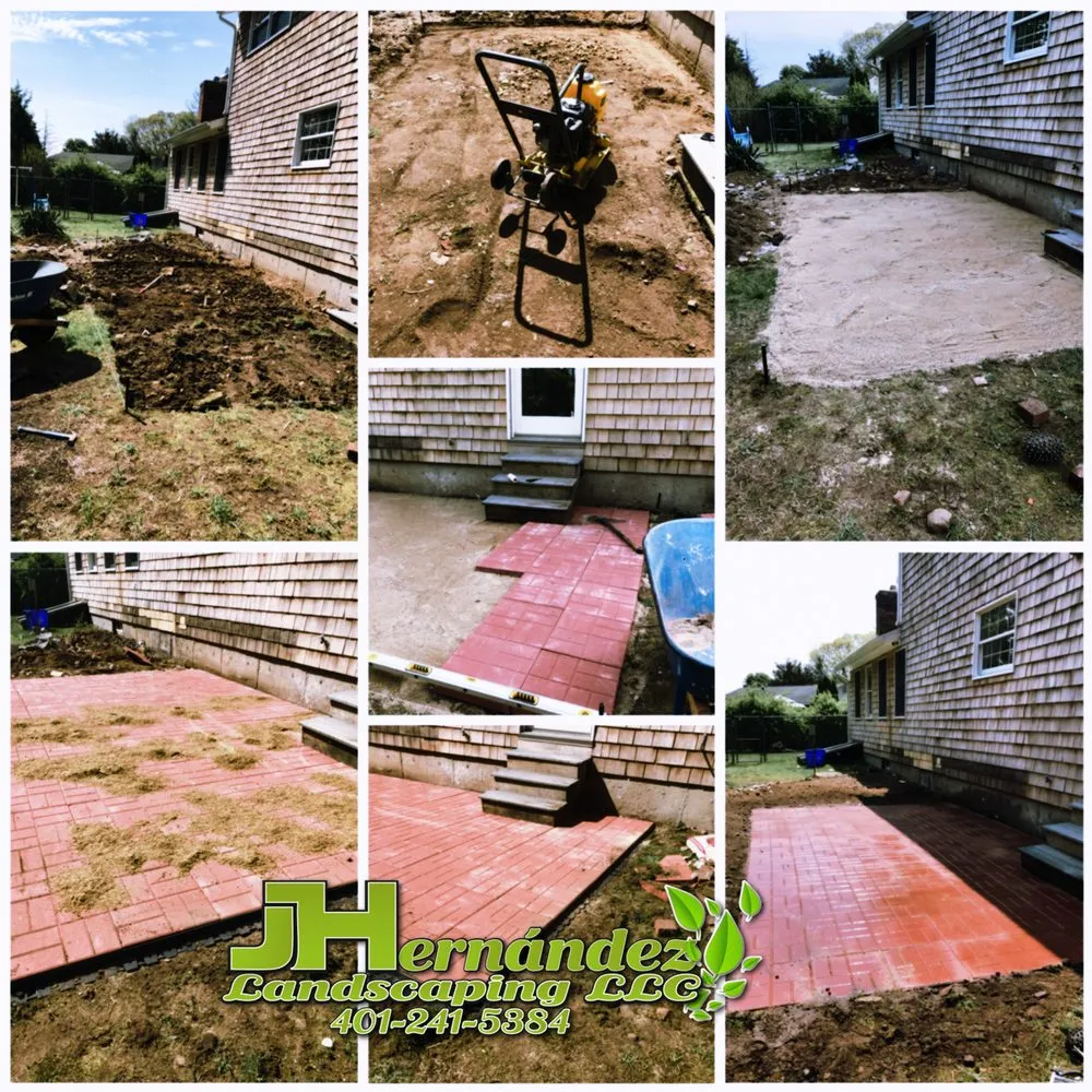 Custom outdoor landscaping in Johnston, RI - J hernandez Landscaping LLC