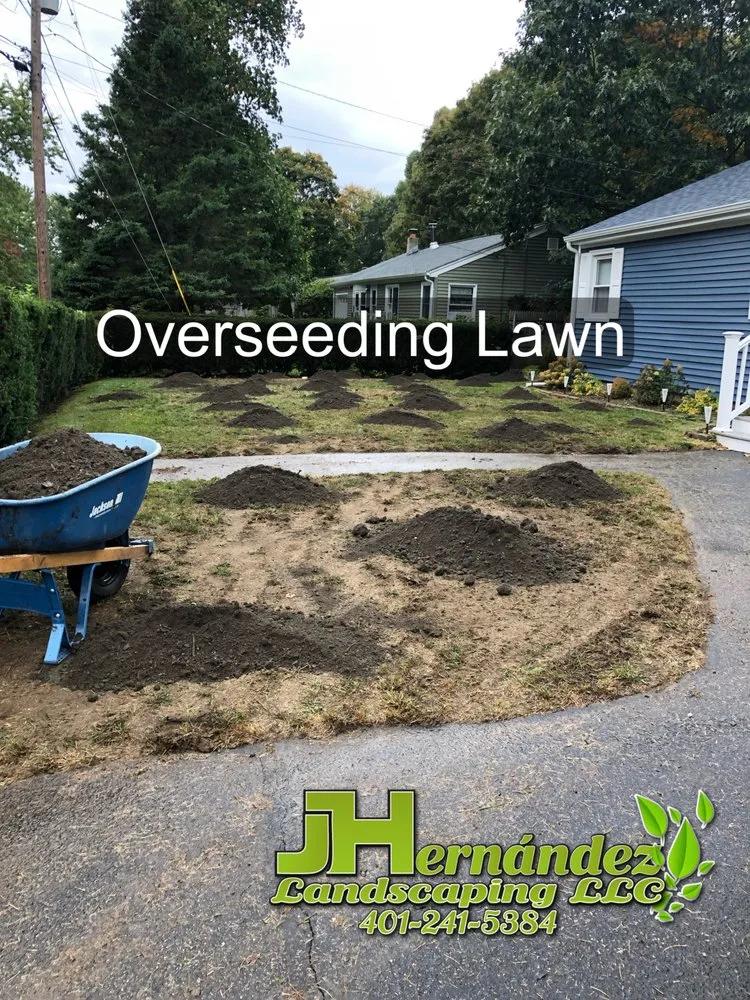 Custom landscape installation for residential properties in Johnston, RI by J hernandez Landscaping LLC
