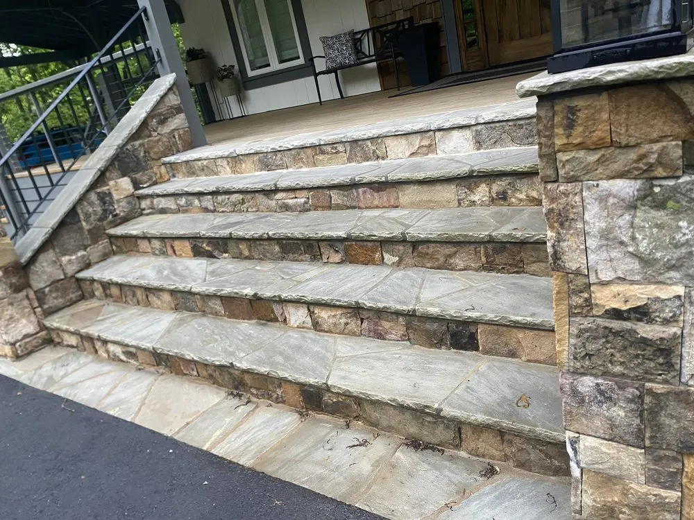 Affordable residential landscaping in Franklin, NC by J J Home & Property Services