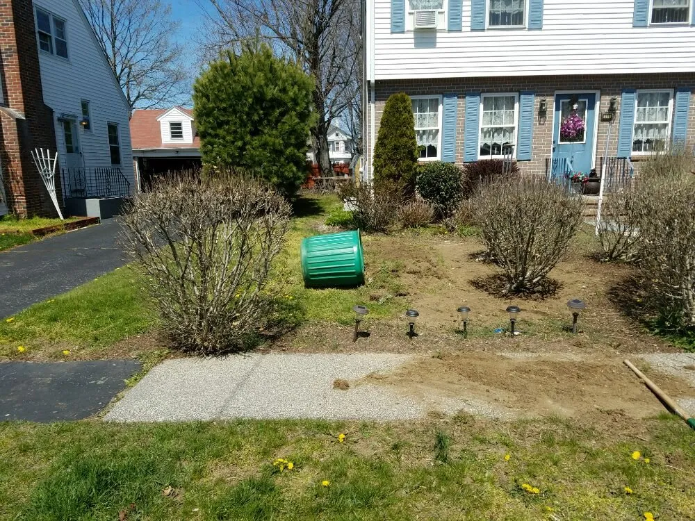 Custom garden landscaping in Lincoln, RI by J Kidd Yard Work & Home Improvement