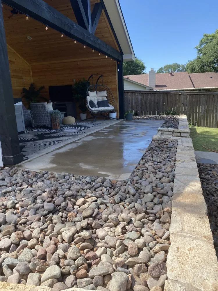 Expert yard cleanup service for residential properties in Benbrook, TX by J Landscaping Hardscape & Concrete