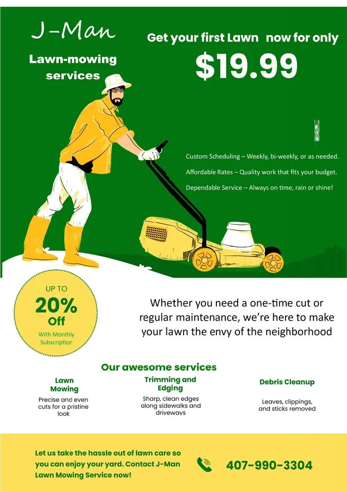 Custom landscape design with custom design across Windermere, FL - J-Man Lawn Mowing service