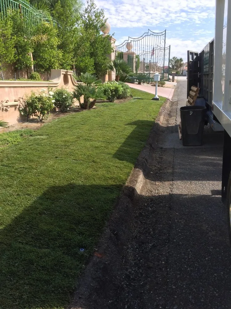 Affordable yard maintenance in Oak Hills, CA by J Martinez Landscape Services