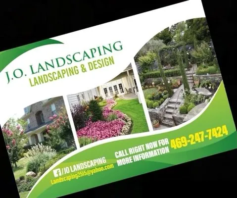 J O Landscaping Logo