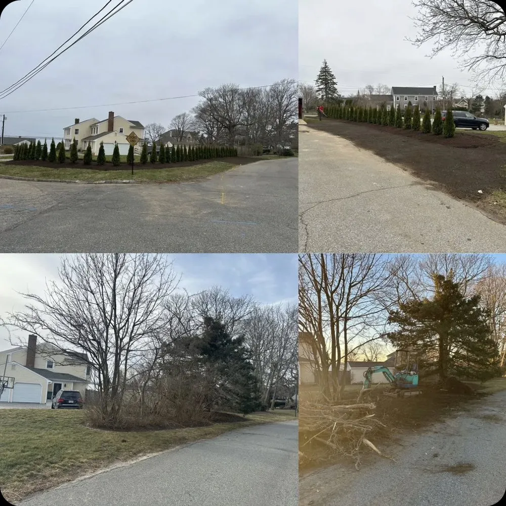 Professional yard cleanup service for beautiful yards in Barrington, RI by J Post Property Maintenance