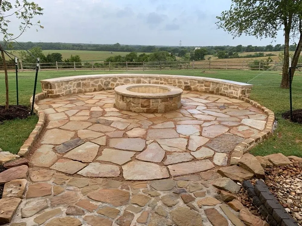 Professional lawn care service for beautiful yards in Red Oak, TX by J R Custom Construction