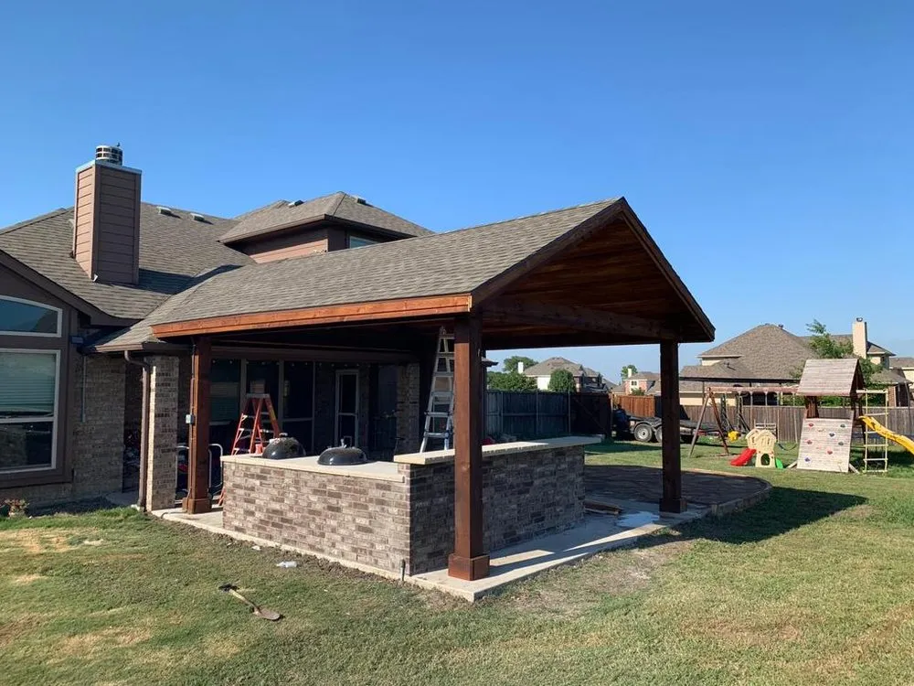 Affordable landscape design in Red Oak, TX by J R Custom Construction