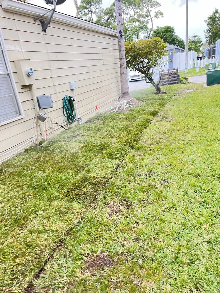 Custom landscape installation with custom design in West Palm Beach, FL by J R Landscaping