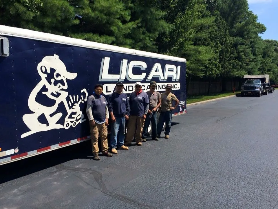 Local lawn mowing service with custom design in Holtsville, NY by J R Licari