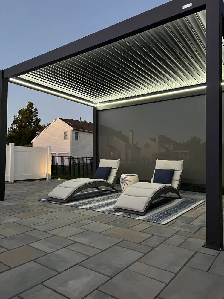Custom landscape design for homes in Upper Feeehold, NJ by J R Scapes