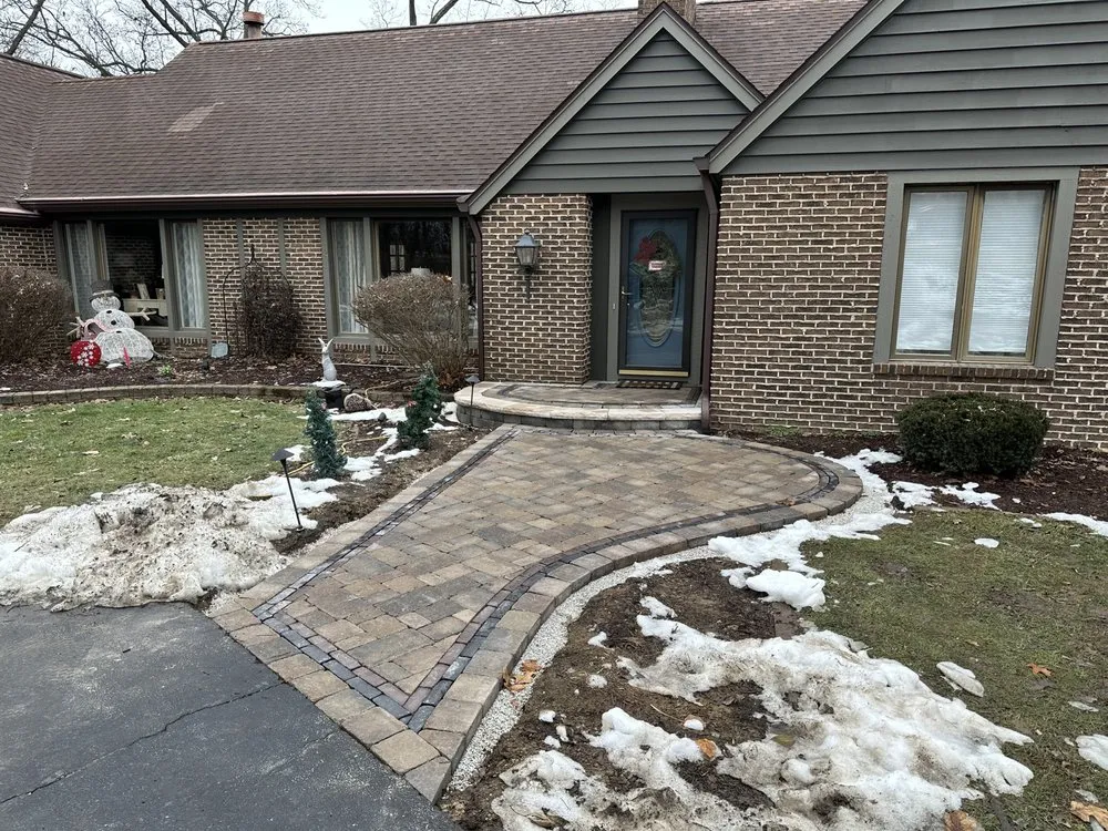 Custom garden landscaping for year-round maintenance in Germantown Hills, IL by J Reeser Landscaping & Design