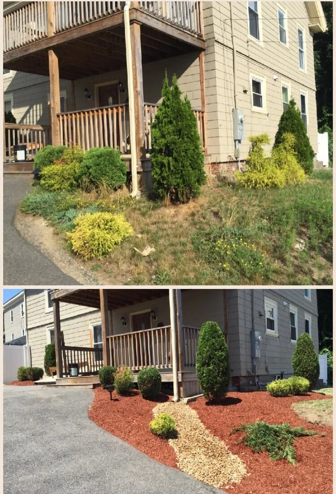 Affordable landscape design for year-round maintenance in Methuen, MA by J. Reyes Landscaping