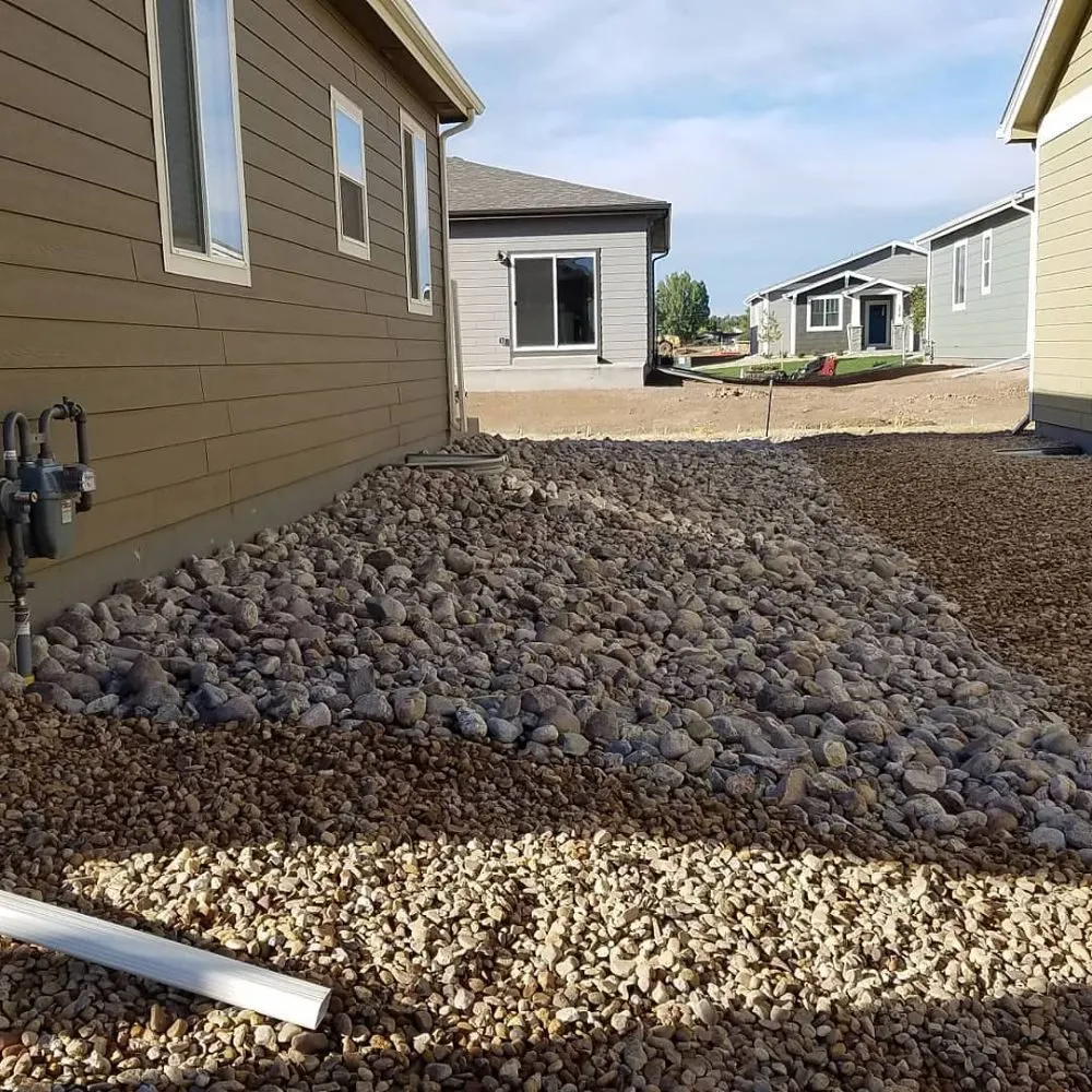 Custom yard cleanup service in Fort Collins, CO by J Rock Custom Hardscapes