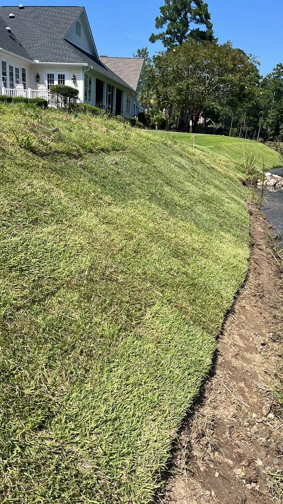 Professional residential landscaping in Myrtle Beach, SC by J Rodriguez Landscaping