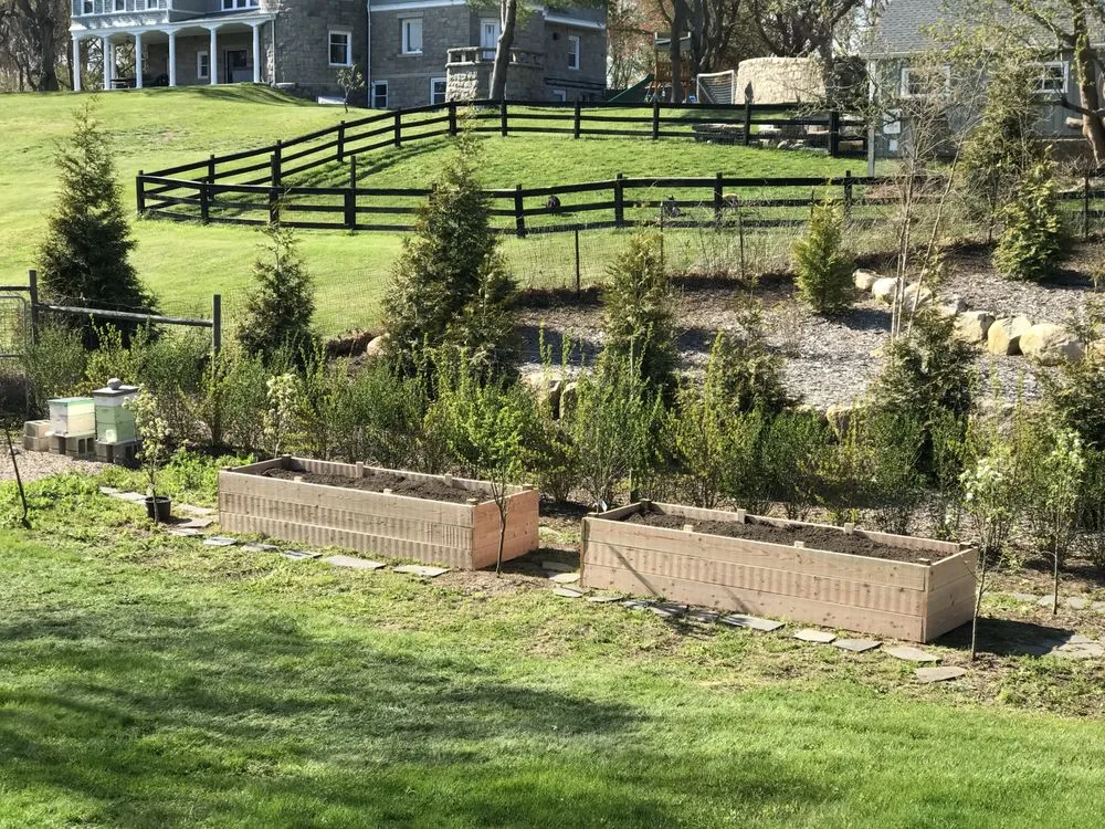 Custom garden landscaping for residential properties in Wakefield, RI by J S Landscaping Co