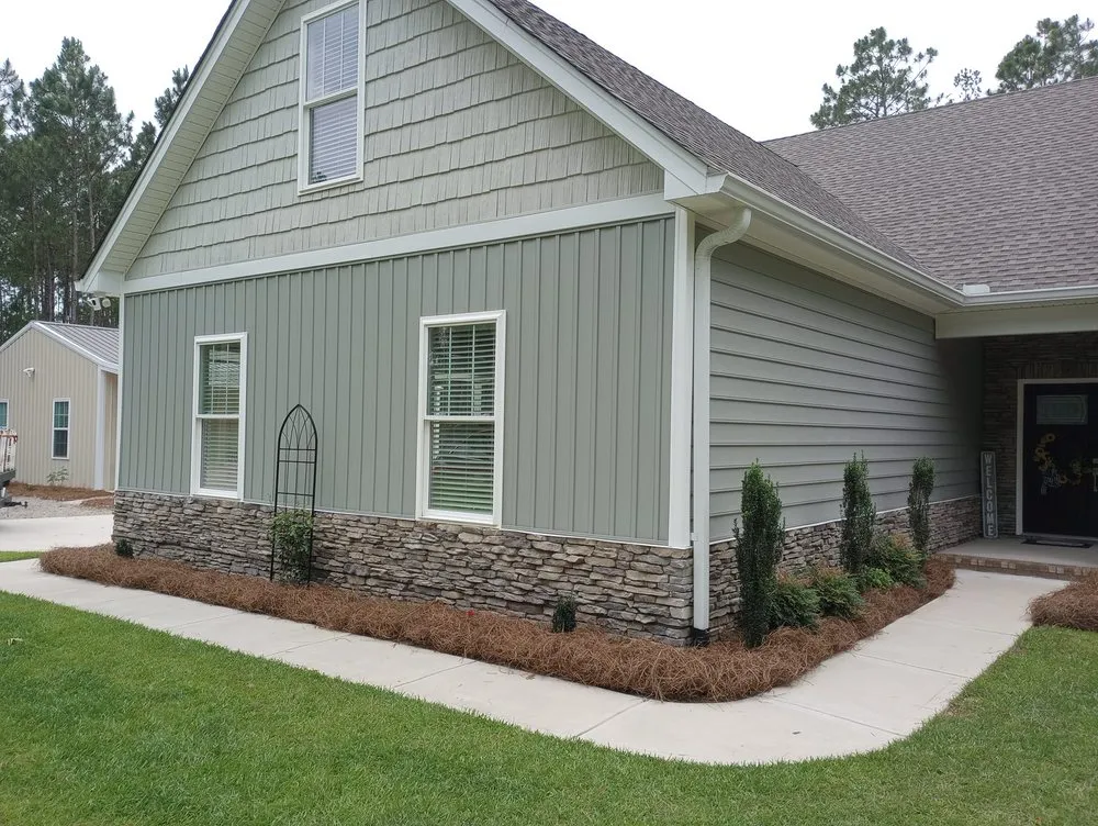 Expert yard maintenance with custom design in Columbia, SC by J Smith Pine Needles and Landscaping