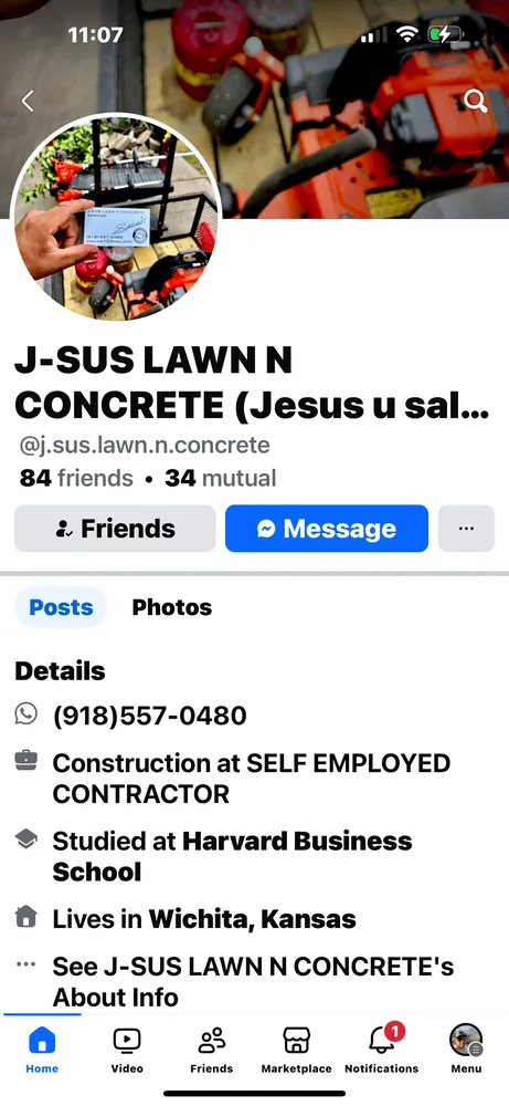 Custom garden landscaping in Wichita, KS - J-sus Lawn N Concrete