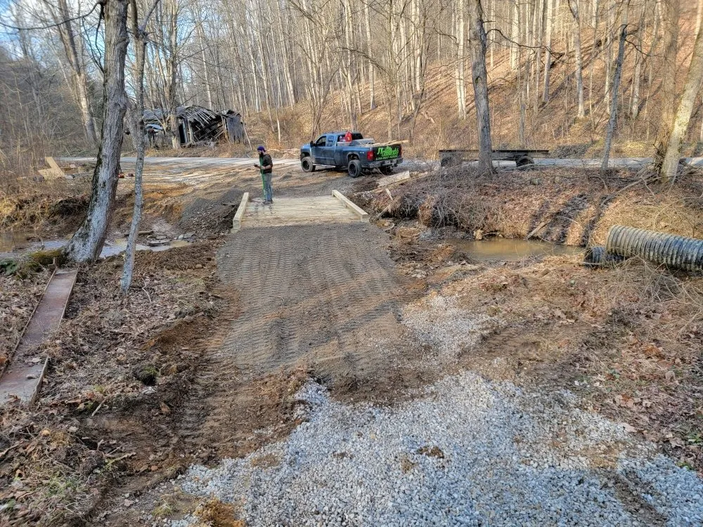 Custom residential landscaping for year-round maintenance in Heath, OH by J T lawncare and landscape