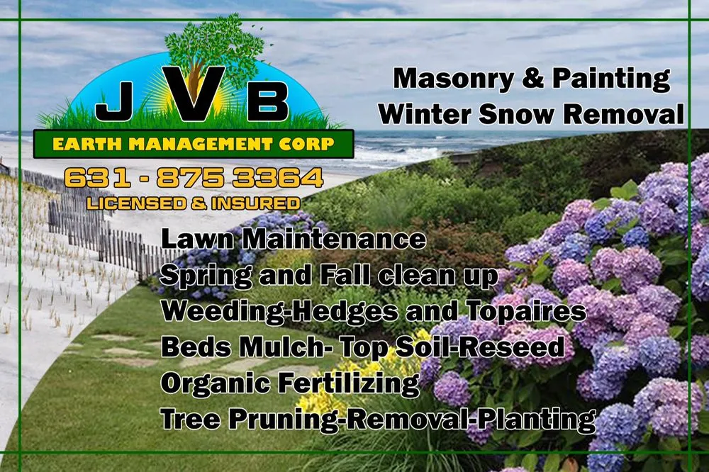 Affordable landscape installation in Mastic, NY by J V B Earth Management