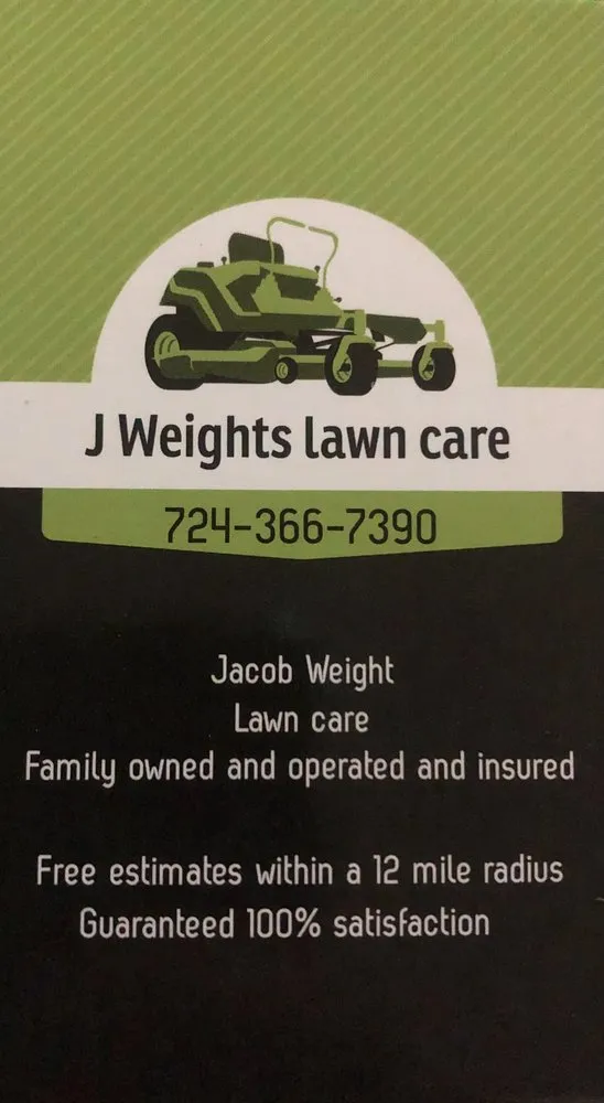Professional lawn mowing service experts serving Brownsville, PA - J Weights lawn care