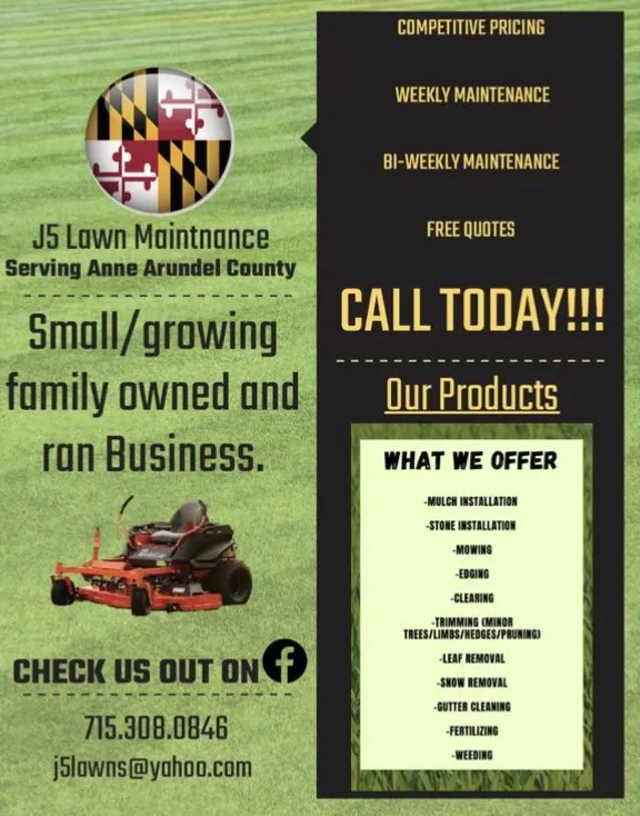 Local yard maintenance experts serving Arnold, MD - J5 Lawn Maintenance