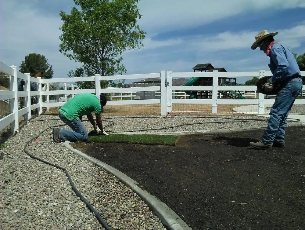 Affordable garden landscaping in Hemet, CA by JA Castellanos Landscaping