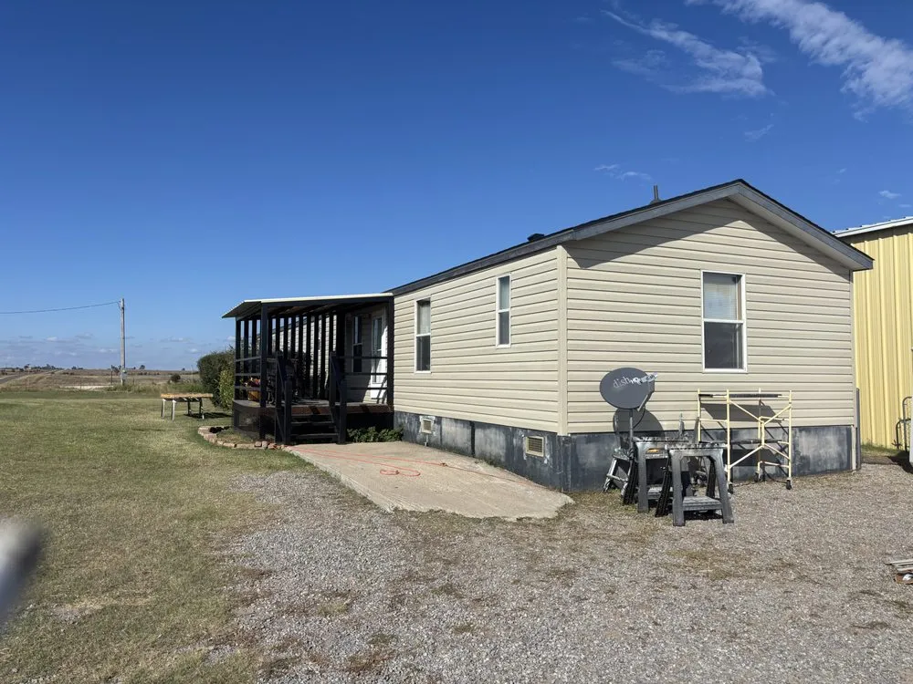 Custom landscape installation in Elk City, OK by JA Construction and Lawn Care