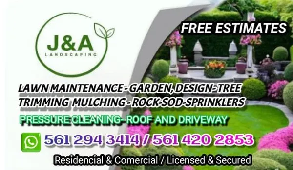 J&A Landscaping Logo