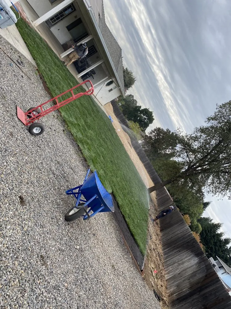 Top-rated lawn mowing service with custom design in Palermo, CA by JA Landscaping