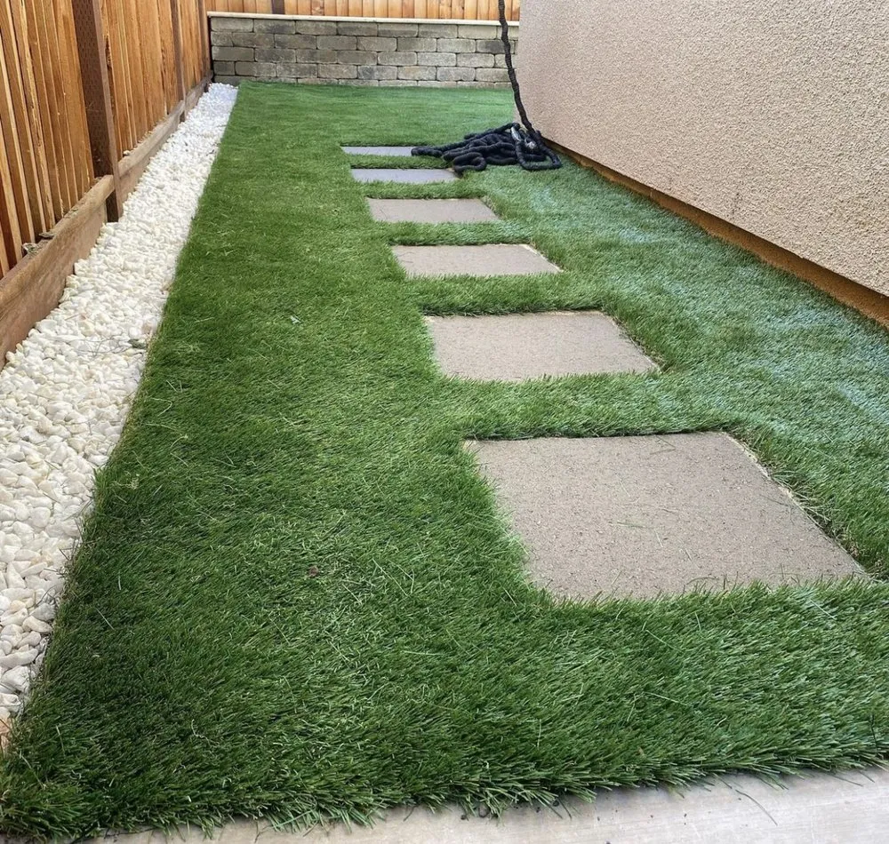 Custom lawn mowing service for outdoor upgrades in Porterville, CA by J&A Landscaping