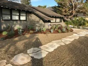 Professional yard maintenance for residential properties in San Marcos, CA by J&A Landscaping