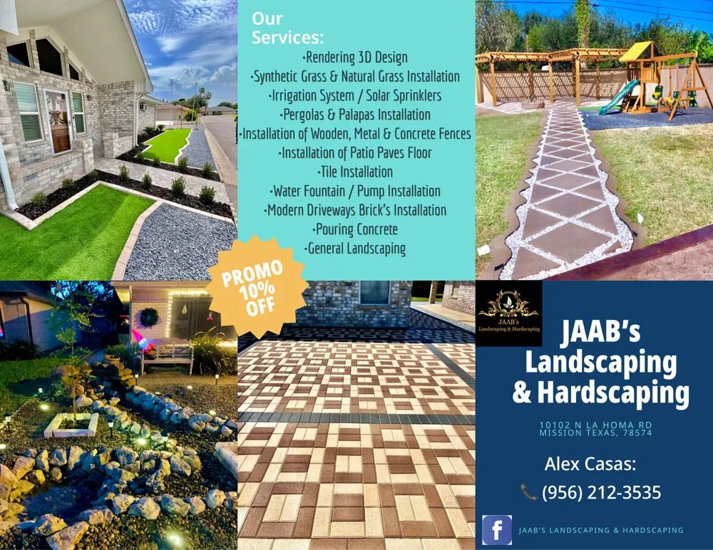 Top-rated landscape installation in Mission, TX - Jaabs Landscaping