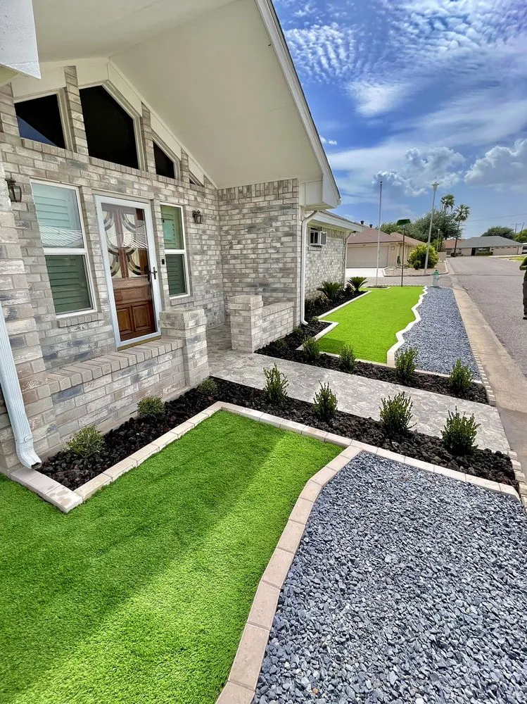 Professional yard maintenance with custom design in Mission, TX by Jaabs Landscaping