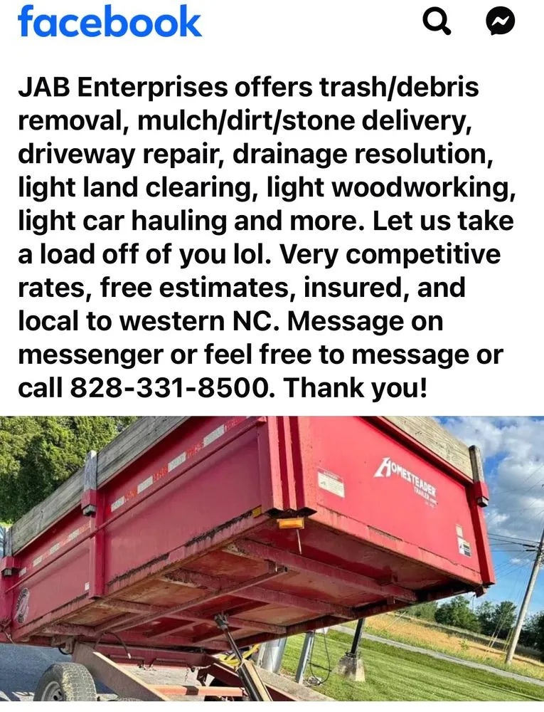 Local landscape design experts serving Sylva, NC - JAB Enterprises