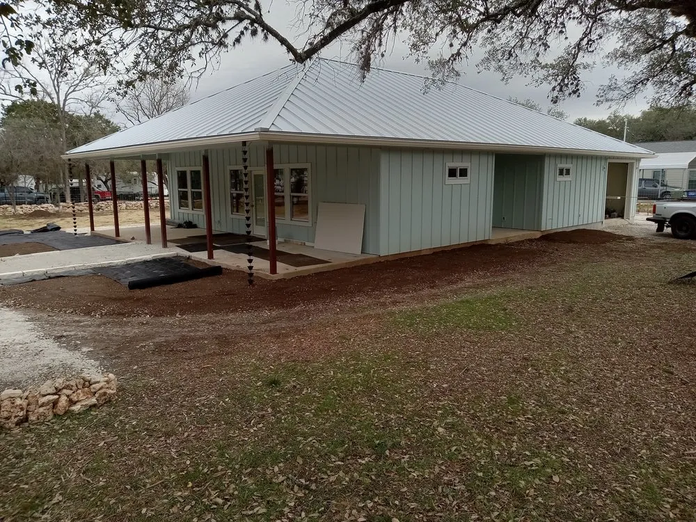 Professional outdoor landscaping in Canyon Lake, TX by Jack Diamond Construction